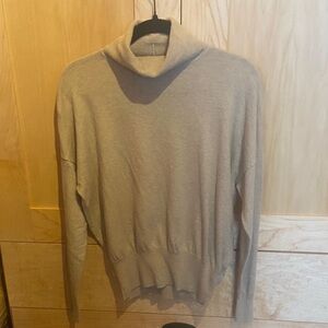 Madewell Light Taupe Turtleneck Sweater - Size M